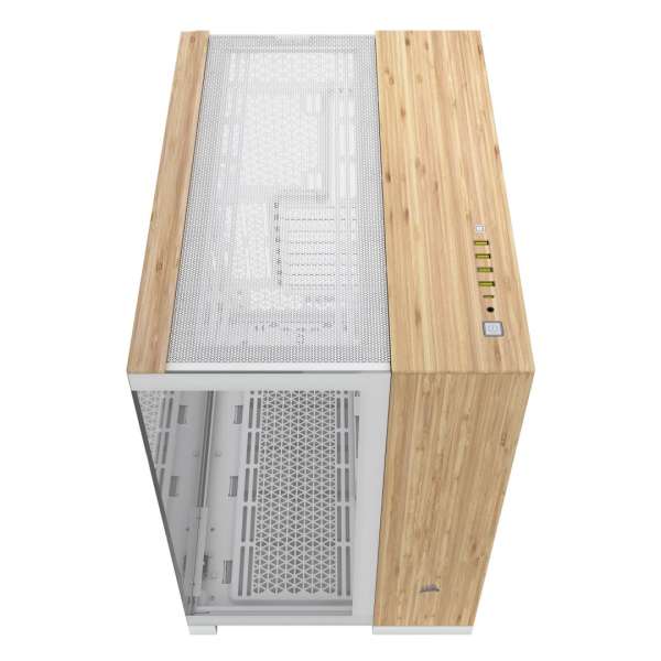 Corsair 6500X Tempered Glass White/Bamboo