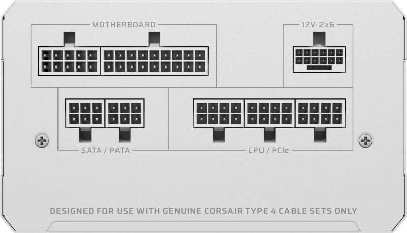 Corsair 850W 80+ Gold RM850e (2025) White