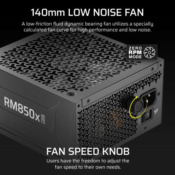 Corsair 850W 80+ Gold RM850x Shift