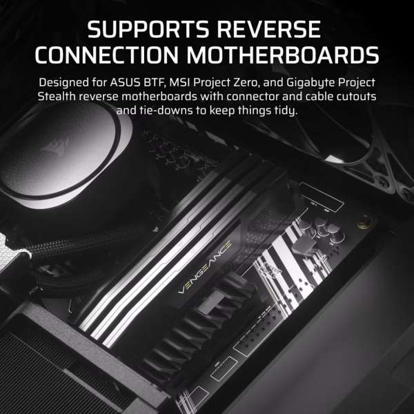 Corsair Frame 4000D Tempered Glass Black