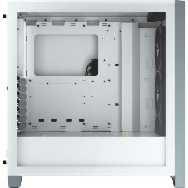 Corsair iCUE 4000X RGB Tempered Glass White