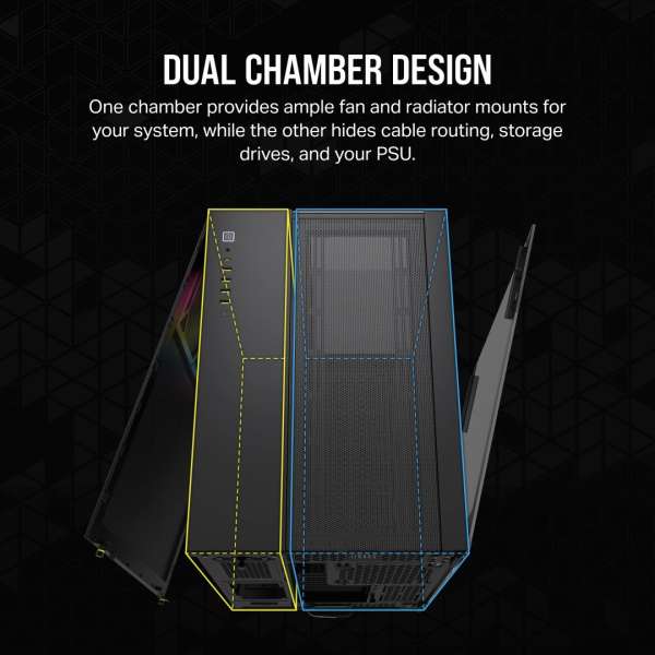 Corsair iCUE LINK 6500X RGB Tempered Glass Black