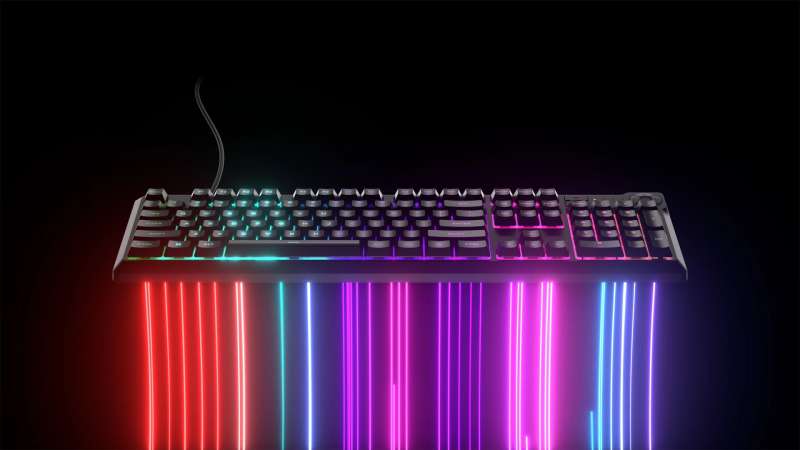 Corsair K55 Core RGB Gaming Keyboard Gray US