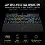 Corsair K70 Pro RGB Cherry MX Speed Mechanical Gaming Keyboard with PBT Double Shot Pro Keycaps Black US