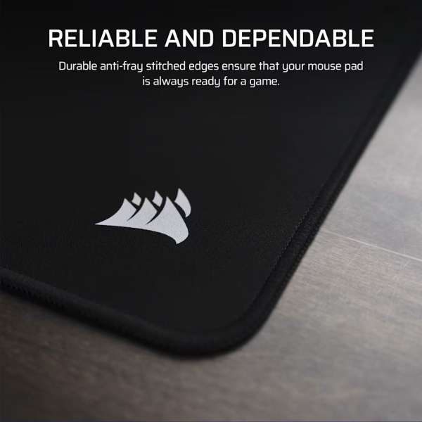 Corsair MM Anti-fray Cloth Medium Gaming Egérpad Black