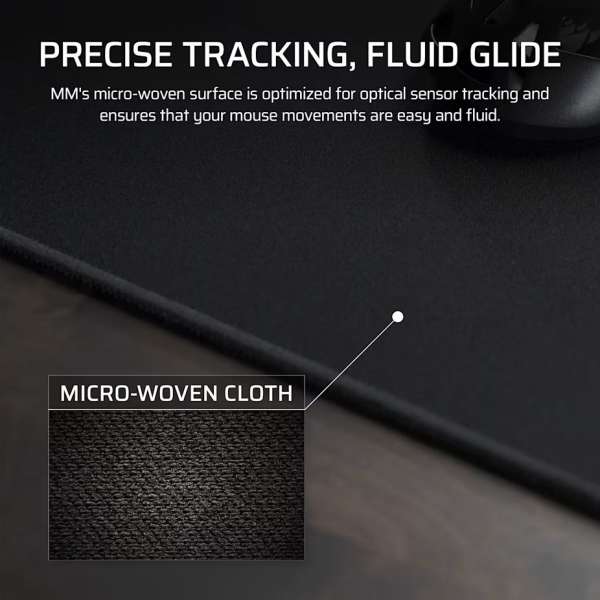 Corsair MM Anti-fray Cloth XL Gaming Egérpad Black