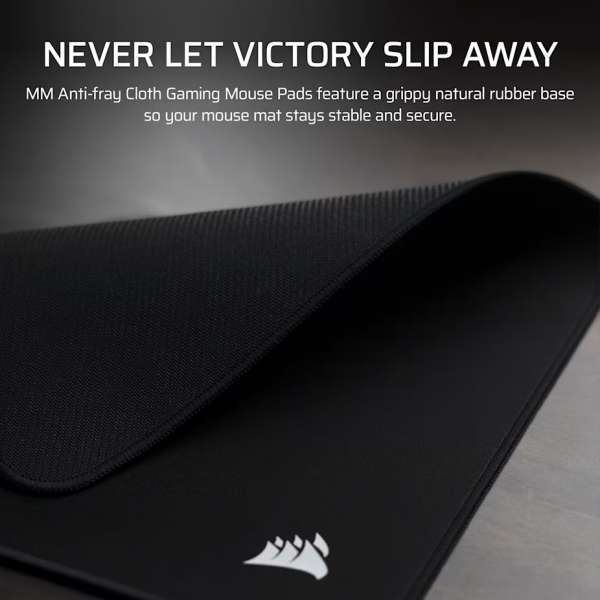 Corsair MM Anti-fray Cloth XL Gaming Egérpad Black