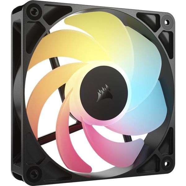 Corsair RS120 Reverse ARGB 120mm PWM Fan (3-pack) Black