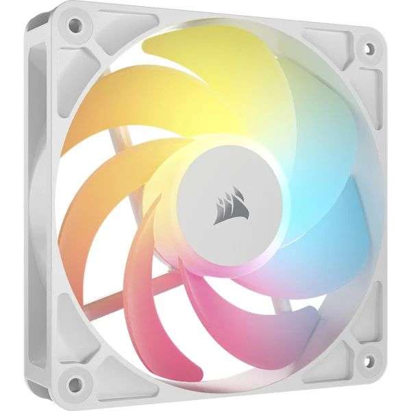 Corsair RS120 Reverse ARGB 120mm PWM Fan (3-pack) White