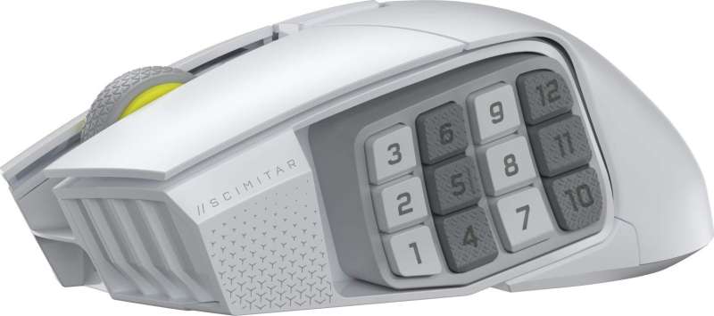 Corsair Scimitar Elite Se Wireless Bluetooth Gaming Mouse White
