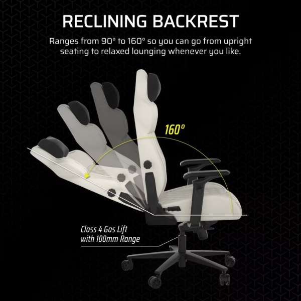 Corsair TC500 Luxe Gaming Chair Frost