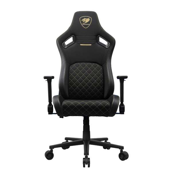 Cougar Defensor Gold F Gaming Chair Black