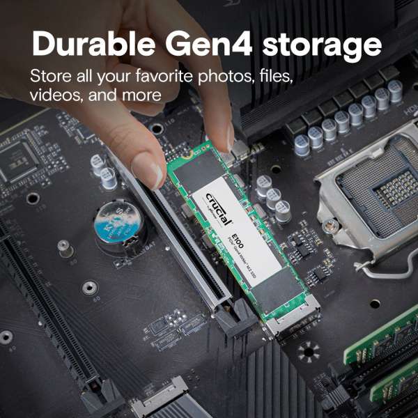 Crucial 2TB M.2 2280 NVMe E100