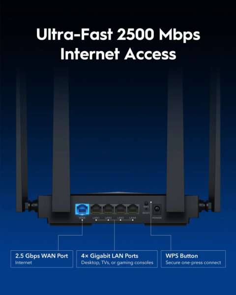 Cudy WR3600H BE3600 2.5G Wi-Fi 7 Mesh Router