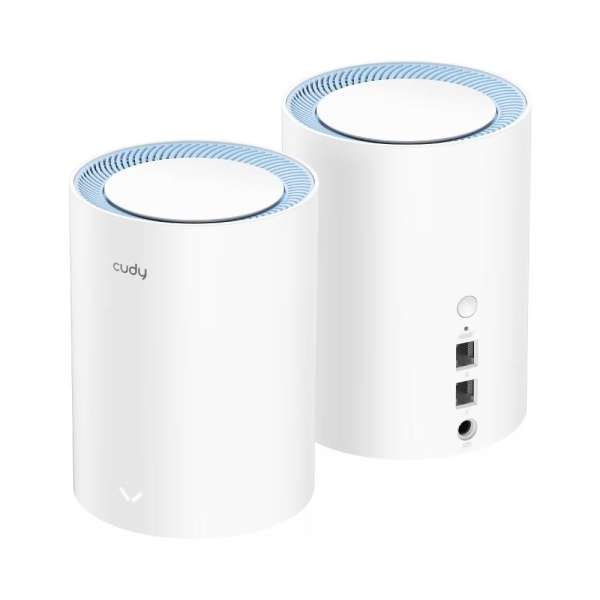 Cudy M1200 AC1200 Dual Band Whole Home Wi-Fi Mesh System (2-Pack)