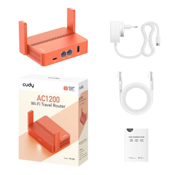 Cudy TR1200 AC1200 Wi-Fi Mini VPN Router