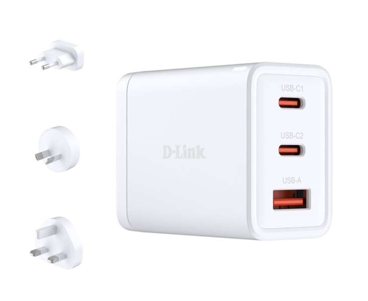 D-Link DCP-651 65W GaN Charger White