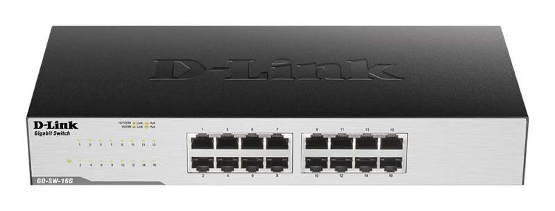 D-Link GO-SW-16G 16 Port Gigabit Easy Desktop Switch