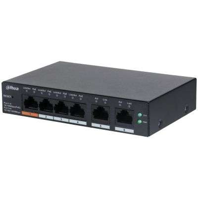 Dahua CS4006-4ET-60 6-Port Cloud Managed Desktop Switch with 4-Port PoE