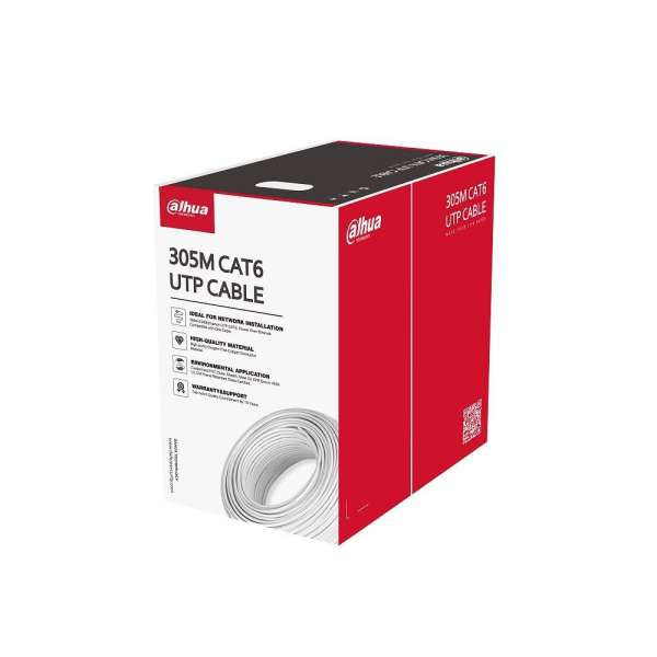 Dahua PFM920I-6UN-C CAT6 U-UTP Installation Cable 305m White