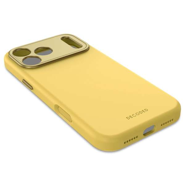 Decoded AntiMicrobial Silicone Backcover for iPhone 17 Pro Max Yuma Yellow