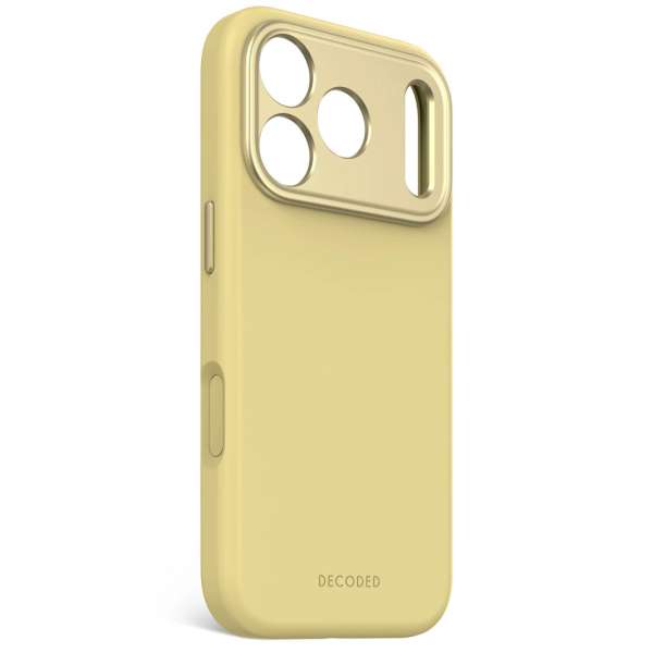 Decoded AntiMicrobial Silicone Backcover for iPhone 17 Pro Yuma Yellow
