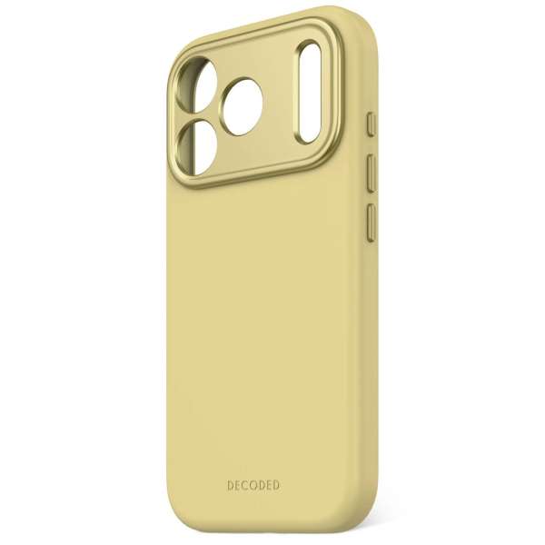 Decoded AntiMicrobial Silicone Backcover for iPhone 17 Pro Yuma Yellow