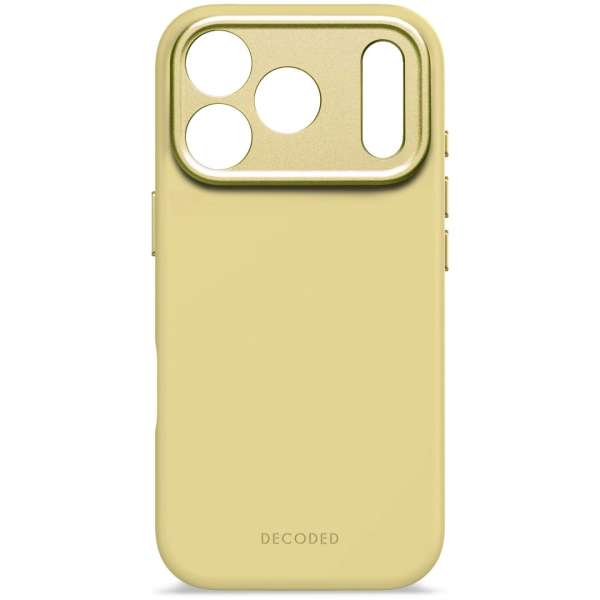 Decoded AntiMicrobial Silicone Backcover for iPhone 17 Pro Yuma Yellow