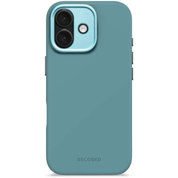 Decoded AntiMicrobial Silicone Backcover for iPhone 17 Retro Blue