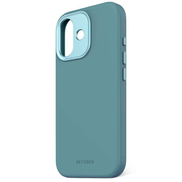 Decoded AntiMicrobial Silicone Backcover for iPhone 17 Retro Blue