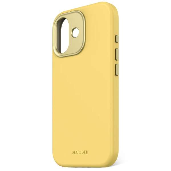 Decoded AntiMicrobial Silicone Backcover for iPhone 17 Yuma Yellow