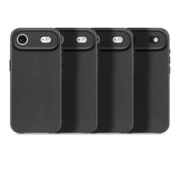 Decoded Leather Backcover for iPhone 17 Air Black