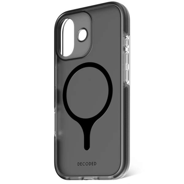Decoded DropTec Transparent Backcover for iPhone 17 Black