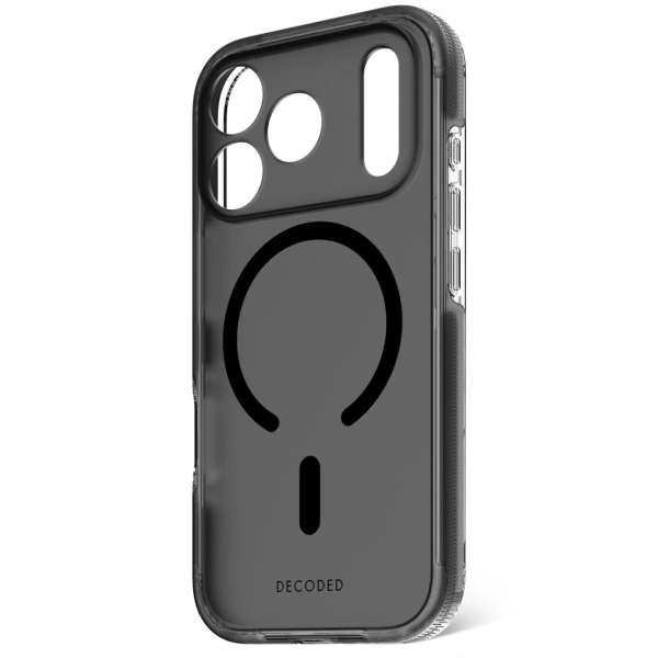 Decoded DropTec Transparent Backcover for iPhone 17 Pro Black