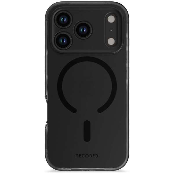 Decoded DropTec Transparent Backcover for iPhone 17 Pro Black