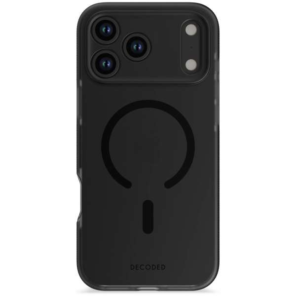 Decoded DropTec Transparent Backcover for iPhone 17 Pro Max Black