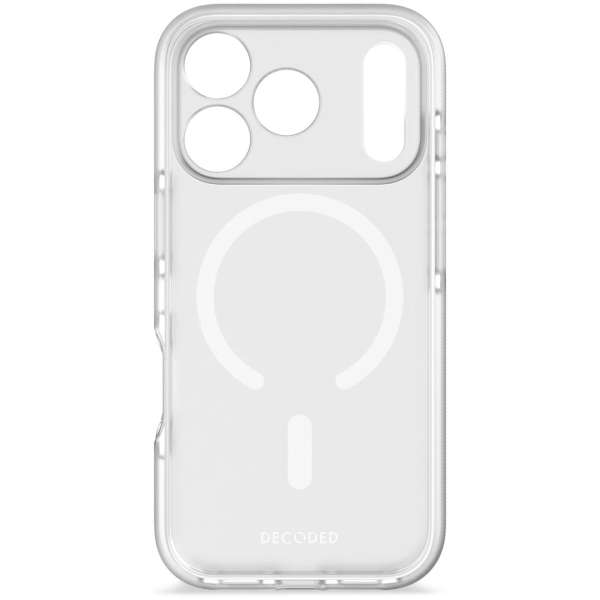 Decoded DropTec Transparent Backcover for iPhone 17 Pro White