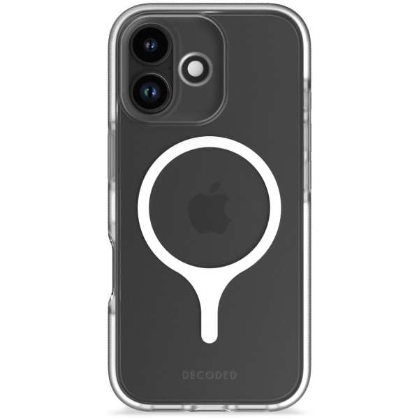 Decoded DropTec Transparent Backcover for iPhone 17 White