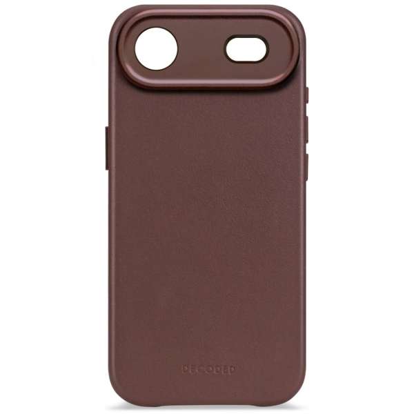 Decoded Leather Backcover for iPhone 17 Air Chocolate Brown