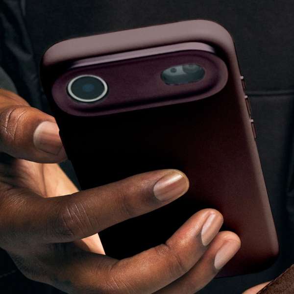 Decoded Leather Backcover for iPhone 17 Air Chocolate Brown