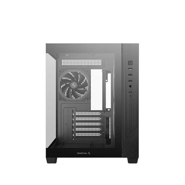 DeepCool CG330 3F Tempered Glass Black