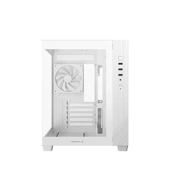DeepCool CG330 3F WH Tempered Glass White