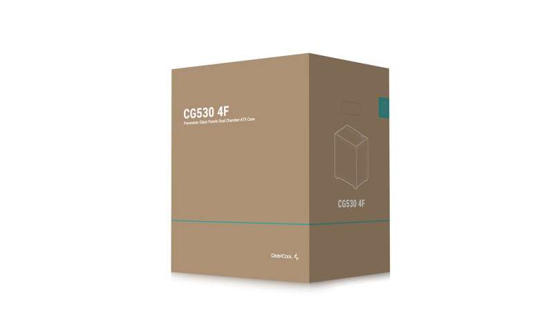 DeepCool CG530 F4 Tempered Glass Black