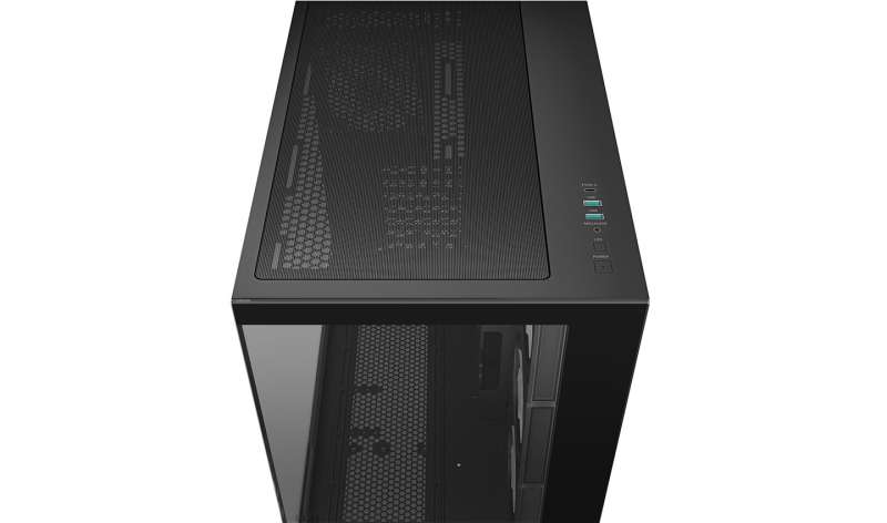 DeepCool CG530 F4 Tempered Glass Black