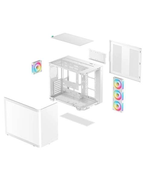 DeepCool CG530U 4F Tempered Glass White