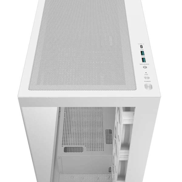 DeepCool CG580 4F WH V2 Tempered Glass White