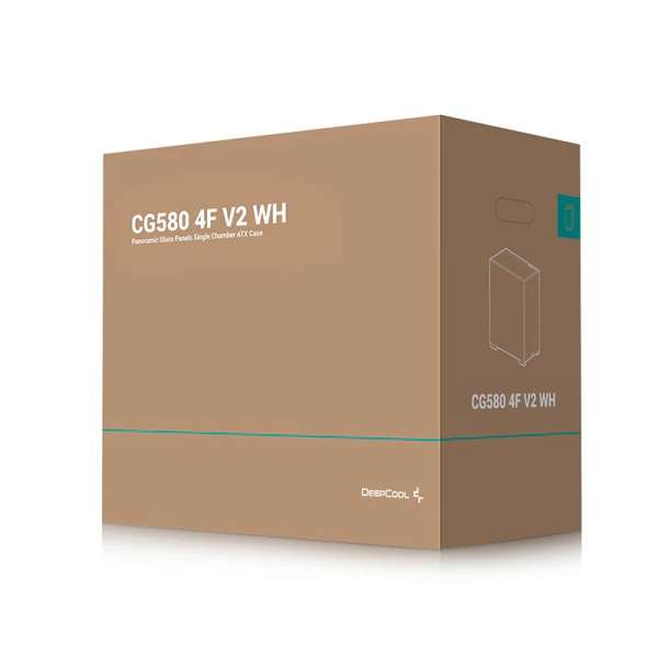 DeepCool CG580 4F WH V2 Tempered Glass White