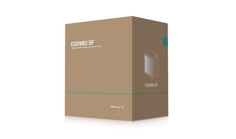 DeepCool CG590U 5F Tempered Glass Black