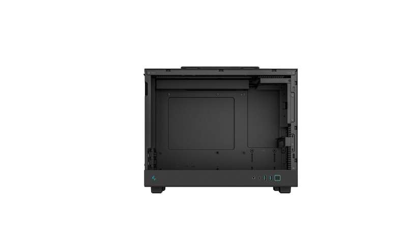 DeepCool CH160 Plus Tempered Glass Black