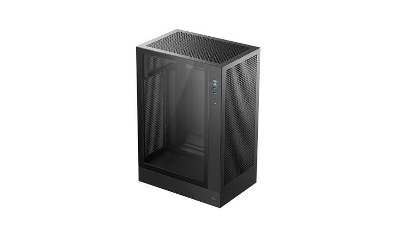 DeepCool CH170 Plus Tempered Glass Black